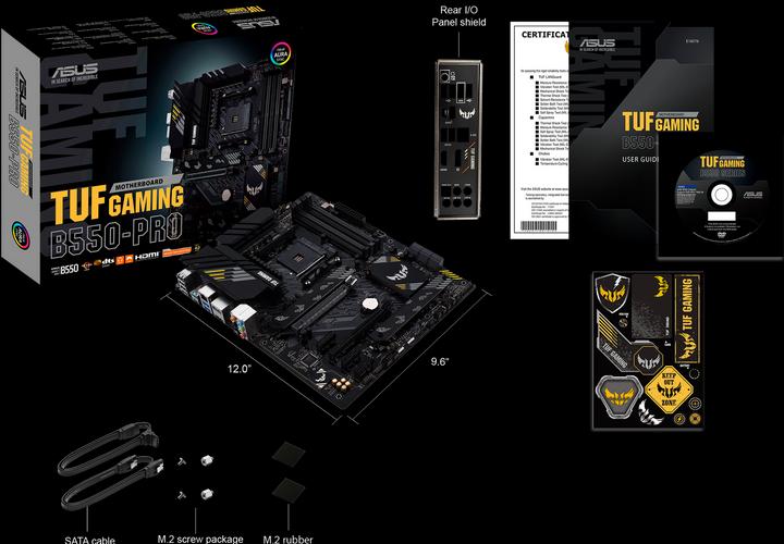 Actual product image ASUS TUF GAMING B550-Pro (AM4, AMD B550, ATX)