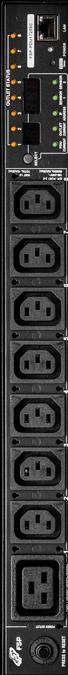 Energy Label Fortron USV PDU eco PDU 1U Metered 8-Outlet