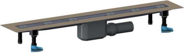 Dallmer shower channel CeraLine F 1100mm, 520081, DN 50 overall height 110mm (1445 mm)