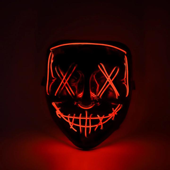Actual product image NoName LED Horror Mask Red