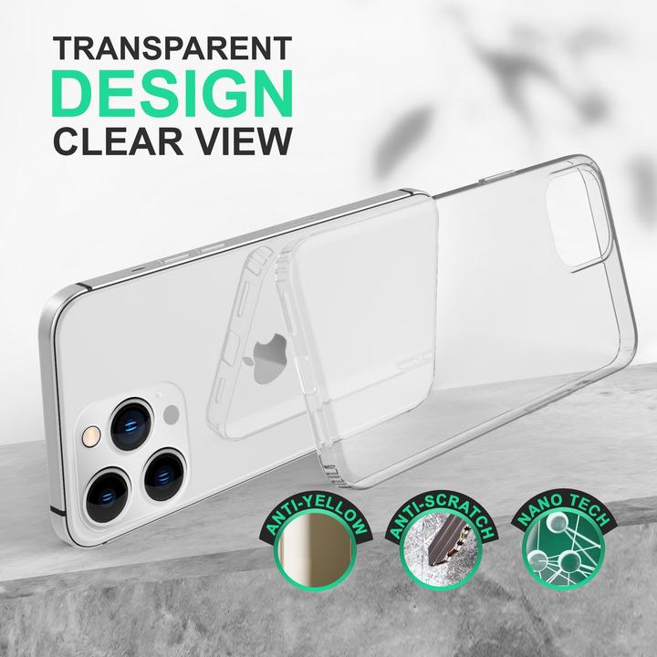 Produktbild Nalia Klare Transparente Hybrid Hülle (Apple iPhone 14 Pro)