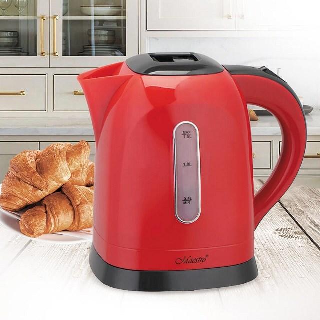 Produktbild Maestro electric kettle 1.5 l MR-034-Red (1.50 l)