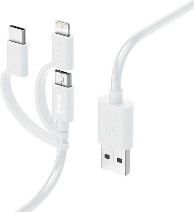 Hama 3 in 1 Multi-Ladekabel (1 m, USB 2.0)