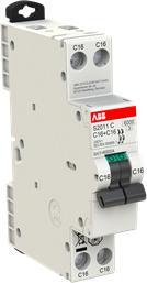 Actual product image ABB S2011C-B6 Circuit breaker 6kA 6A 1P+1P 1M