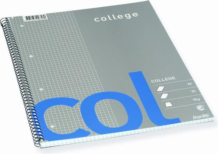Immagine prodotto Bantex Col, Illustrazione, Blu, Grigio, A4+, 70 Fogli, Carta semilucida, Carta a quadretti