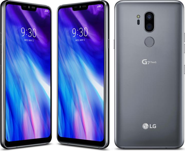 Produktbild LG G7 (64 GB, Platinum Gray, 6", Single SIM, 16 Mpx, 4G)