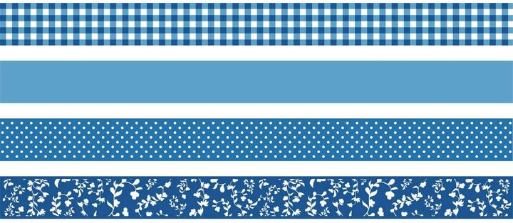 Heyda Washi Tape Colour Code azur