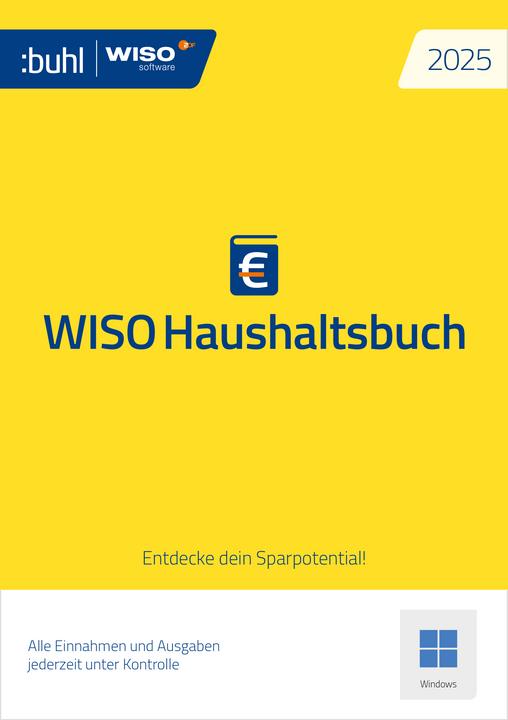 Buhl Data Service WISO Haushaltsbuch 2025 Download Code (1 User, 1 Geräte/User, unbegrenzt)