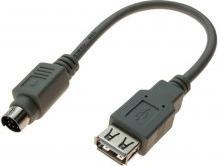 Image du produit Générique Câble adaptateur USB type A femelle vers mini DIN 6 mâle- 20 cm (0.20 m)