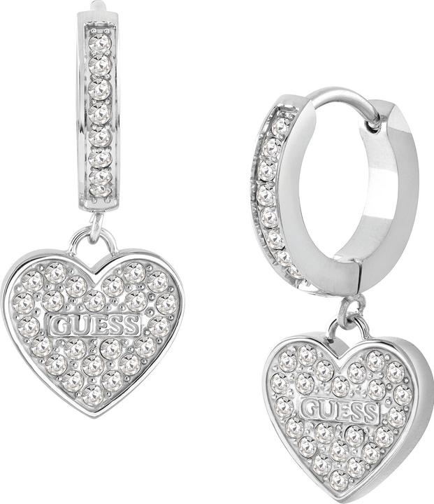 Image du produit Guess Huggie Me Boucles d'oreilles en acier brillant JUBE03136JWRHT/U (Acier inoxydable)