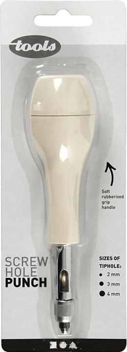 Creativ Company Schraublochstanzer mit 3 Aufsätzen