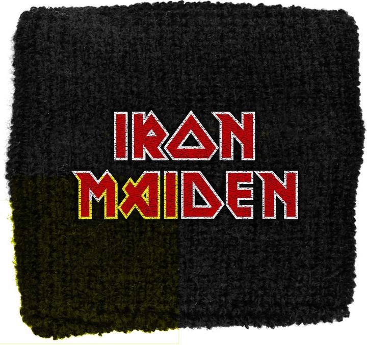 Actual product image Iron Maiden The Final Frontier Logo Fabric Wristband (20% elastane, 80% cotton)