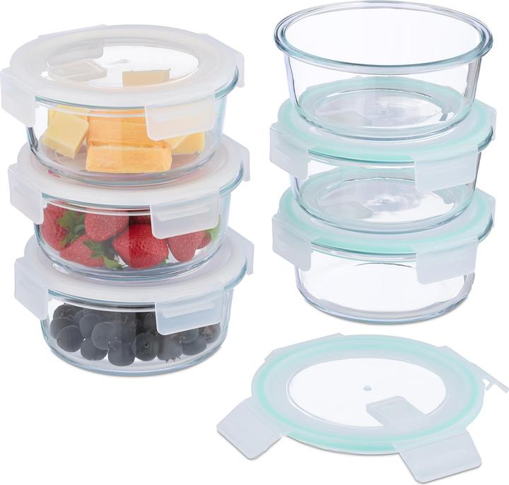Produktbild Relaxdays Glasbehälter-Set (0.64 l)