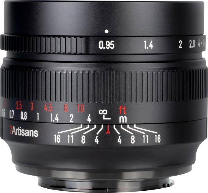 Immagine prodotto 7artisans 50mm f/16 - 0,95, Canon EF-M (Canon EF-M, APS-C / DX)