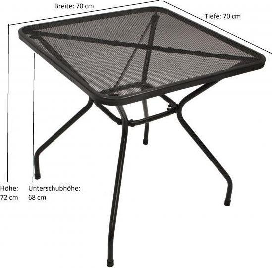 Produktbild Degamo Garnitur Sitzgruppe CLASSIC 3-teilig (70 cm)