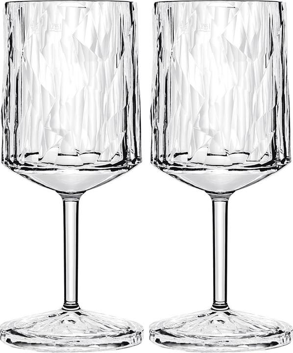 Actual product image Koziol White wine glass Superglass (20 cl, 2 Glasses, White wine glasses)