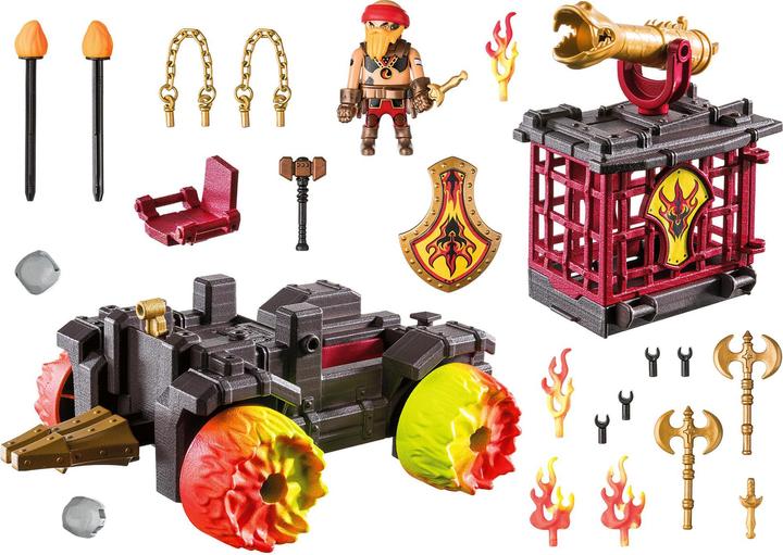 Produktbild Playmobil Burnham Raiders - Feuerkampfwagen (71299, Playmobil Novelmore)