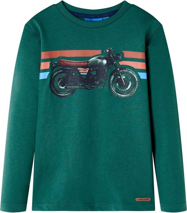 Produktbild VidaXL Kinder-Langarmshirt Grün 116,Material: 100 (116)