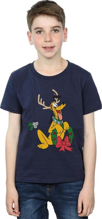 Immagine prodotto Disney Pluto Christmas Reindeer Maglietta Ragazzi (140, 146)