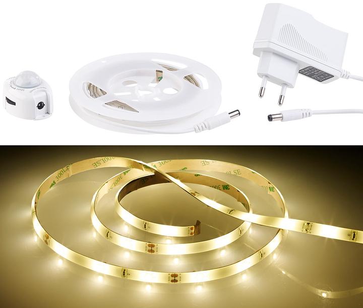 Produktbild Lunartec LED-Bettlicht für Einzelbett mit Bewegungssensor (Warmweiss, 120 cm, Indoor)