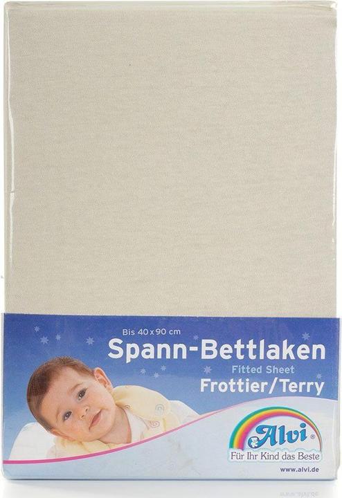 Produktbild Alvi Spannbettlaken Spannbetttuch für Kinderwagen & Wiege 40 x 90 cm - (40 x 90 cm)