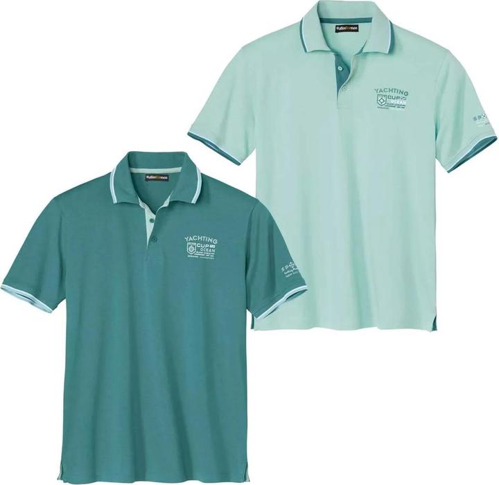 Produktbild Atlas For Men 2erPack Poloshirts Yachting Club (XL)