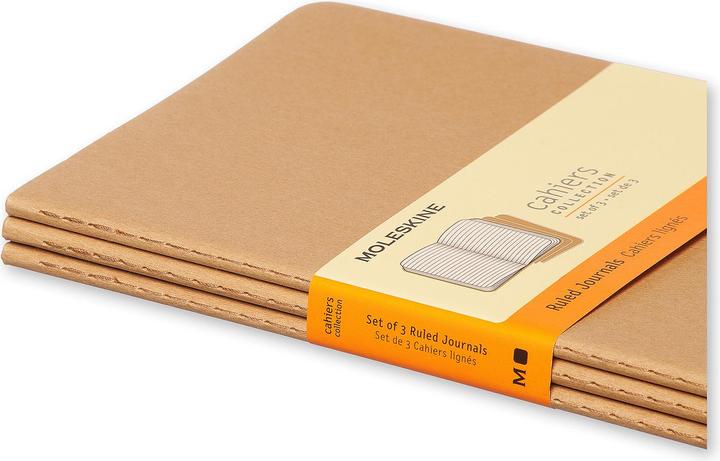 Produktbild Moleskine Cahier Large 3er-Set (A6, Liniert, Weicher Einband)