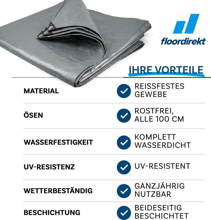 Floordirekt Abdeckplane 80 g/m² (400 x 300 cm)