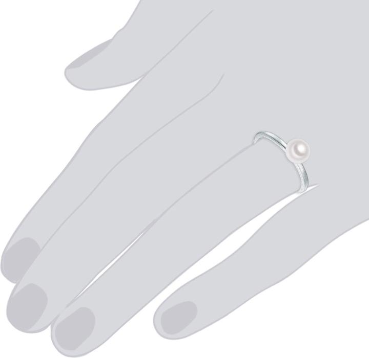 Image du produit Valero Pearls Femme argent sterling perle d'eau douce de culture argent - 3914 (50, Argent 925)