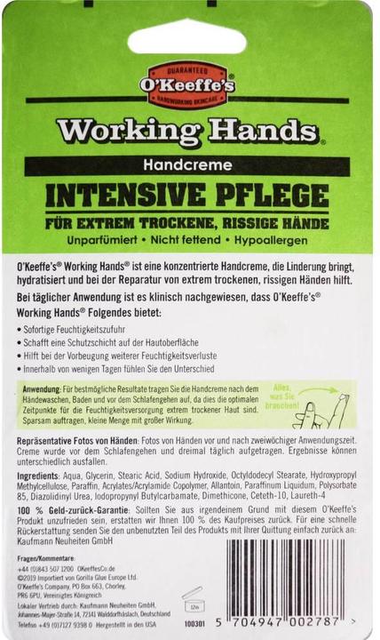Produktbild O'Keeffe's Working Handcreme