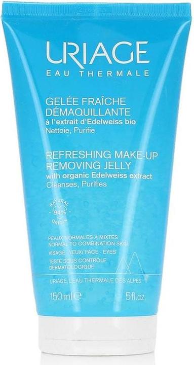 Uriage Eau Thermale Refreshing Make Up Removing Jelly Refreshing Make-Up Removal Gel With Organic (Gel, 150 ml)