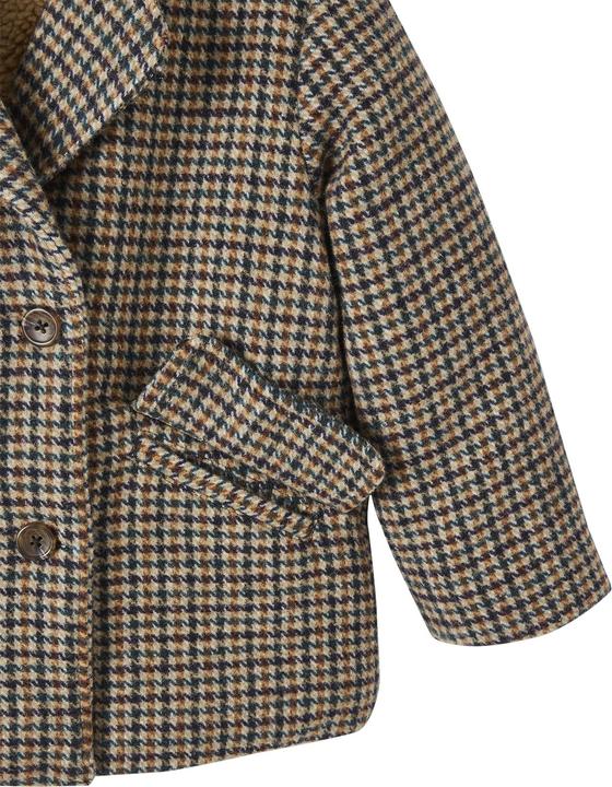 Image du produit Vertbaudet Veste à carreaux pour filles, doublure en polaire de nounours, rembourrage en polyester recyclé (104)