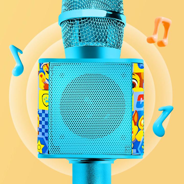 Actual product image Forever Paw Patrol karaoke microphone blue