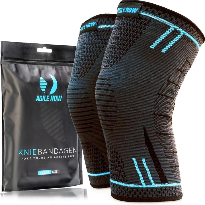 Actual product image Agile Now 2-teiliges Kniebandagen-Set (L)