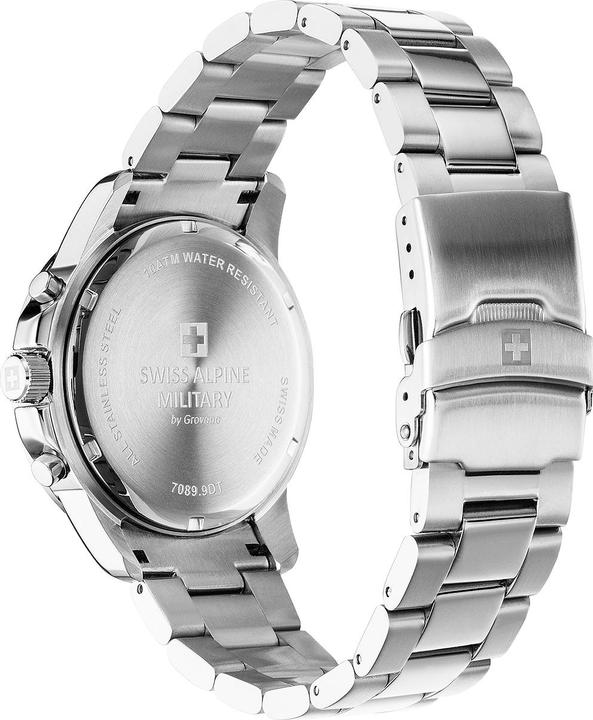 Actual product image Swiss Alpine Military 7089.9134 Chronograph Men's Watch 44mm 10ATM (Chronograph, 44 mm)