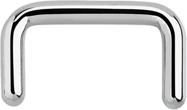 Image du produit Star Piercing Anneau de septum U argent (sans laiton, Acier chirurgical 316L)