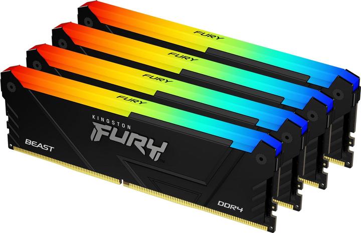 Actual product image Kingston 32GB DDR4-3200MT/s CL16 (4 x 32GB, 3200 MHz, DDR4-RAM, DIMM)