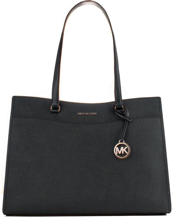 Actual product image Michael Kors Shoulder Bag 35F4STVT9B-BLACK Black 37 x 28 x 12 cm
