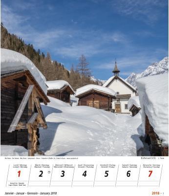 Produktbild Novos Bildkalender Ma Patrie/Die Heimat/Mia patria/Switzerland