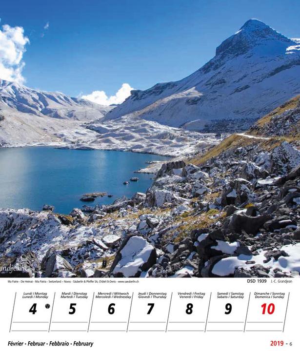 Produktbild Novos Bildkalender Ma Patrie/Die Heimat/Mia patria/Switzerland