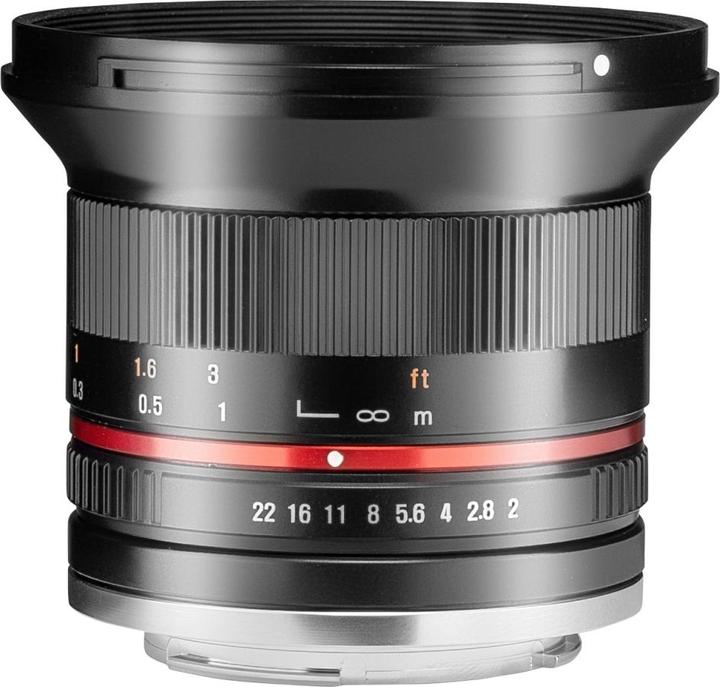 Produktbild Samyang 12mm f/2.0 NCS CS, Canon M (Canon EF-M, APS-C / DX)