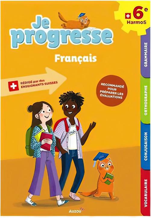 Immagine prodotto Je progresse 6ème harmoS français : Nouvelle édition 2021 soutien cycle 2 (Francese, Dalla Riva Sabina, Knébel Martine, 2021)