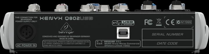 Produktbild Behringer Xenyx 802usb (Studio- und Livemixer)