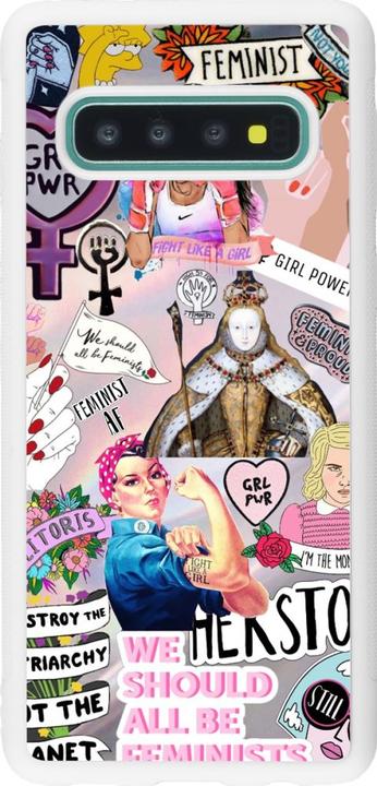 Actual product image PhoneLook Cover Silicone white Girl Power Collage (Samsung Galaxy S10)