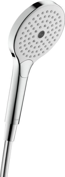 Image du produit Duravit Douchette à main 120 3 jet Click! MinusFlow chrome / blanc (3 Types de jets, 9 l/min)