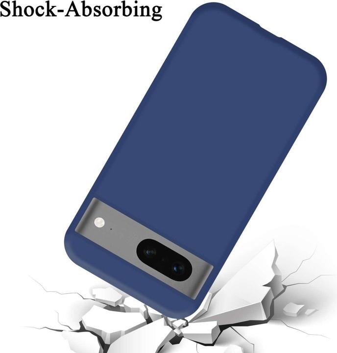 Actual product image Cadorabo Bumper Case for Google PIXEL 7 TPU Liquid Silicone Cover for Google PIXEL 7 (Google Pixel 7)