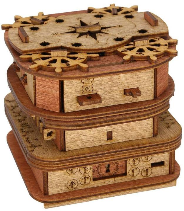 Actual product image iDventure Cluebox Megabox - Davy Jones' Locker - puzzle box (Danish)