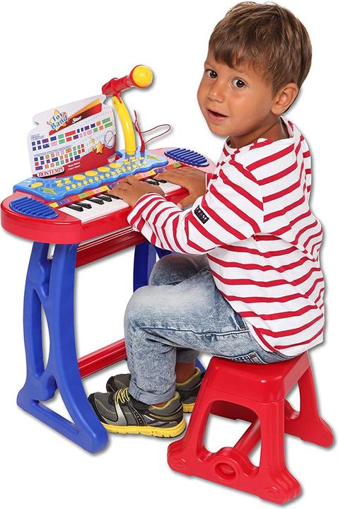 Produktbild Bontempi E-Keyboard mit Mikrofon und Hocker