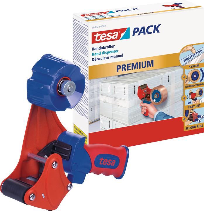 Produktbild tesa tesapack PREMIUM Handabroller - für Klebebänder