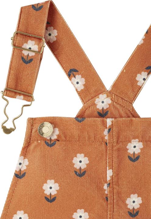 Produktbild Vertbaudet Mädchen Latzhose aus geblümtem Cord (146)